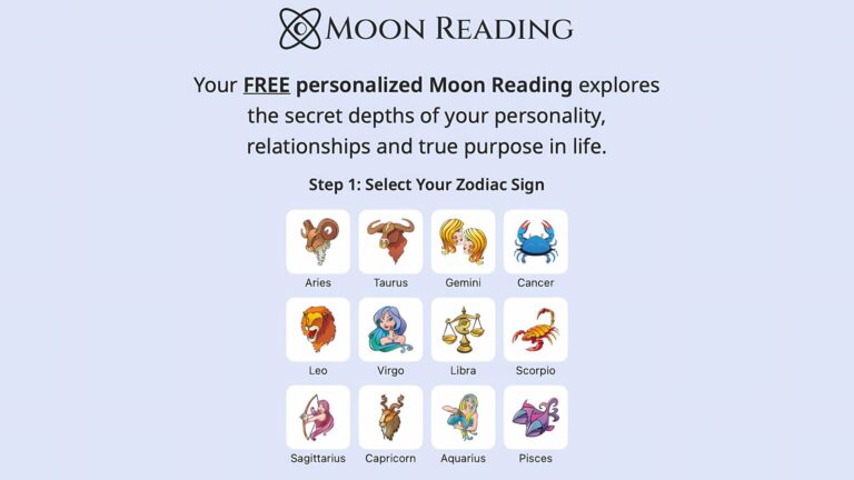 free moon reading